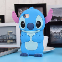 3D Cartoon Soft Silicone Phone Case For iPhone 5S 6 6S 7 8 Plus X Cover Mickey Judy Rabbit Smile Cat Tiger Stitch Unicorn Animal