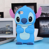 3D Cartoon Soft Silicone Phone Case For iPhone 5S 6 6S 7 8 Plus X Cover Mickey Judy Rabbit Smile Cat Tiger Stitch Unicorn Animal