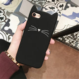 3D Cartoon Soft Silicone Phone Case For iPhone 5S 6 6S 7 8 Plus X Cover Mickey Judy Rabbit Smile Cat Tiger Stitch Unicorn Animal